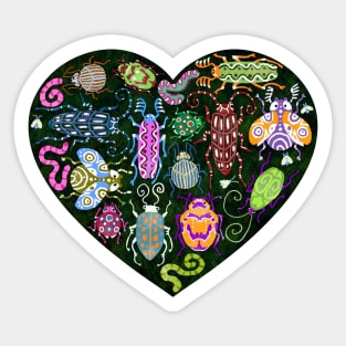 Insect love Sticker